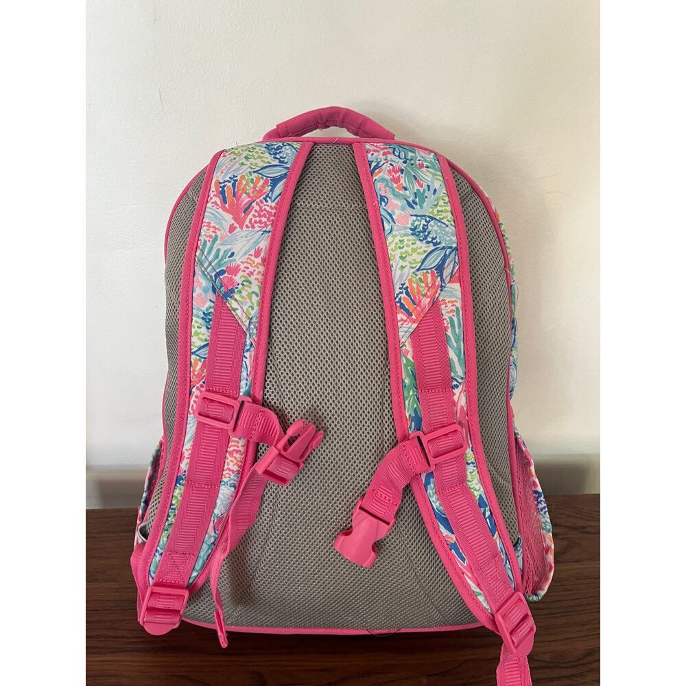 Lilly Pulitzer for Pottery Barn Kids Mackenzie Mermaid Cove Backpack School - Picture 4 of 9